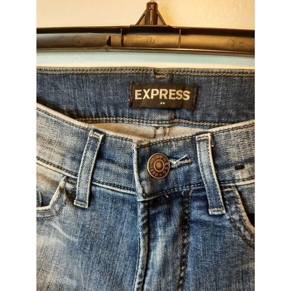 Express Size 2 Denim Perfect Legging Jean High Rise Jegging Jeans - Picture 2 of 6